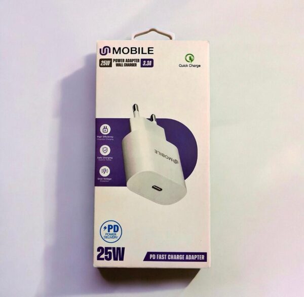 UN MOBİLE UN07 25W PD ŞARJ ADAPTÖRÜ
