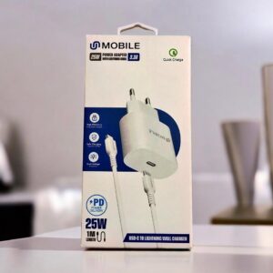 UN MOBİLE UN22 25W PD ŞARJ ADAPTÖRÜ + CTL DATA KABLO